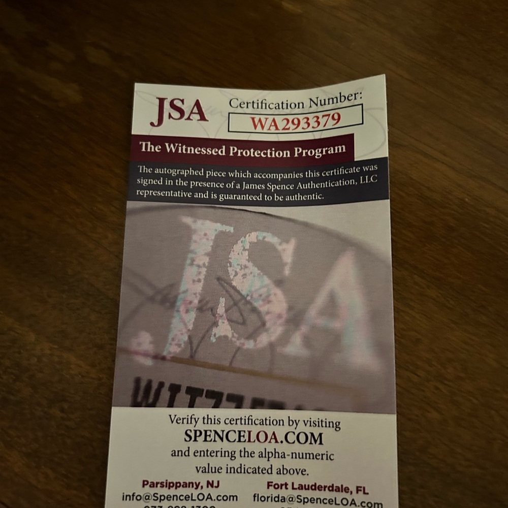 Authenticated Signed Ricky Williams Dolphins Foot… - image 6